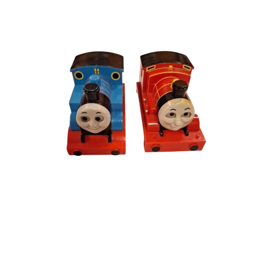 Thomas The Train 2004 Pull Back Engines Percy & Thomas 3.5 Inch Eyes Move - Picture 6 of 9